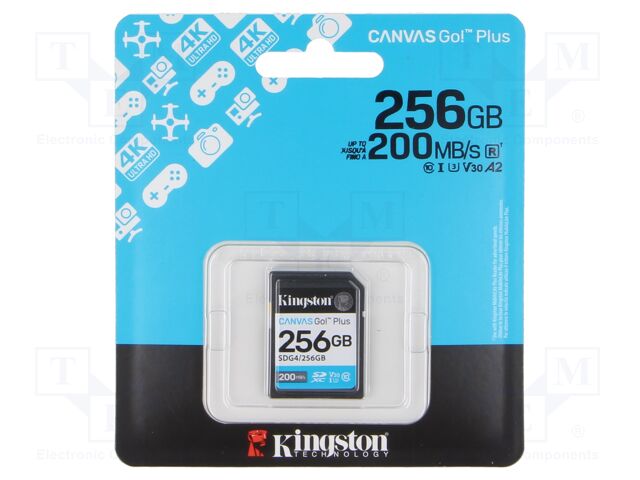 Memory card; microSD; R: 200MB/s; W: 160MB/s; Class 10 UHS I U3