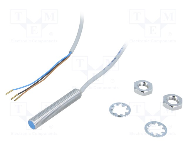 Sensor: inductive; Output conf: PNP / NO; 0÷4mm; 10÷30VDC; M8; IP67