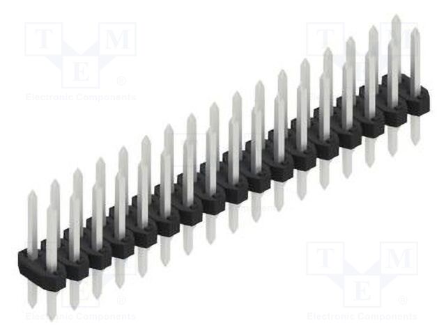 Connector: pin strips; pin header; male; PIN: 34; 2mm; THT; 2x17