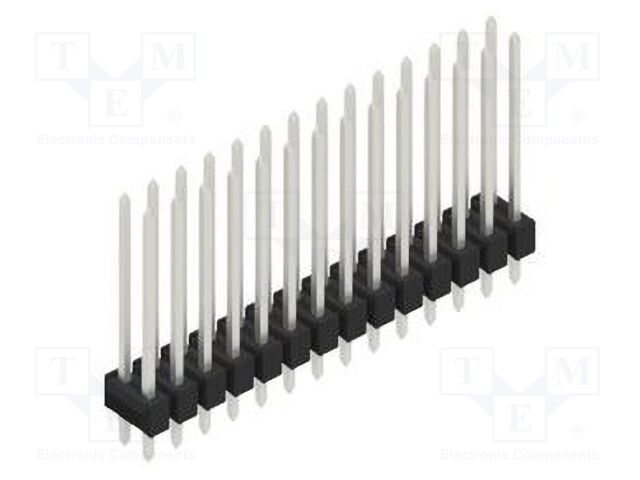 Connector: pin strips; pin header; male; PIN: 28; 2.54mm; THT; 2x14