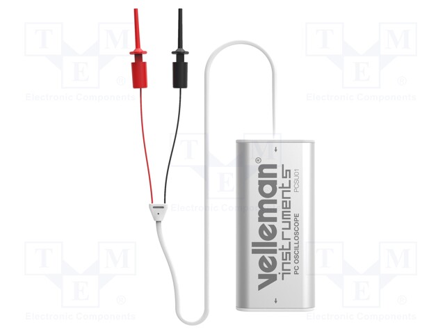 PC connected oscilloscope; 200kHz; Channels: 1; 100mV/div÷5V/div