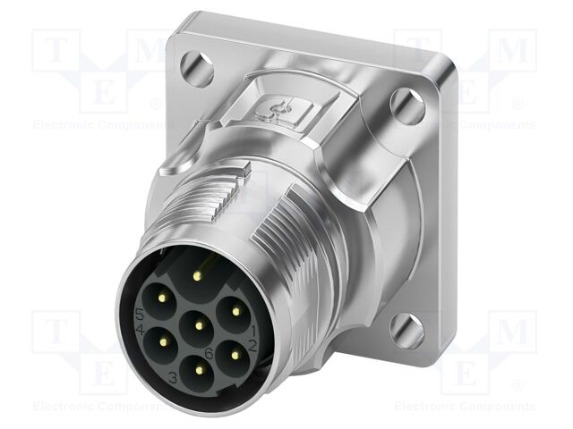 Connector: M17; socket; M17 PRO; PIN: 7; 630V; 14A; IP67; 6+PE