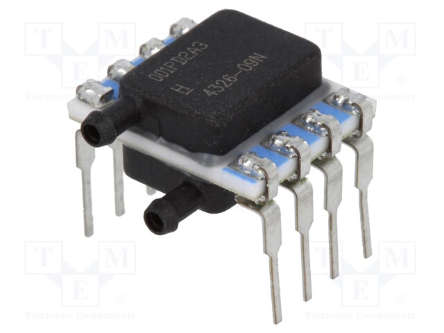 Sensor: pressure; Range: ±1psi; differential; Output conf: I2C