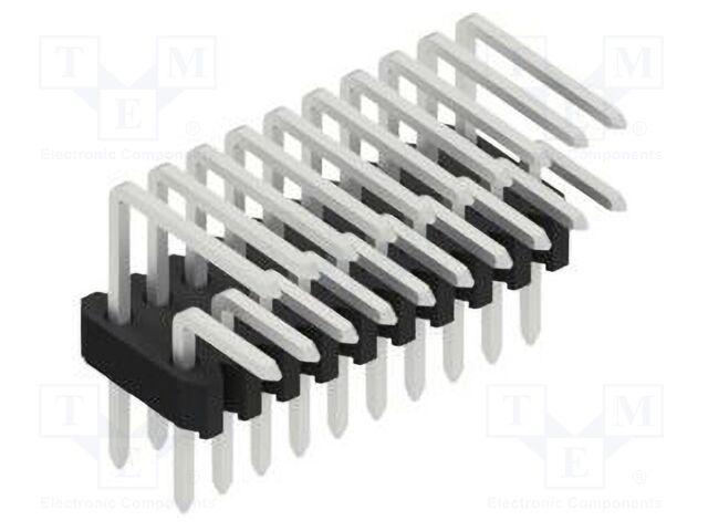 Connector: pin strips; pin header; male; PIN: 20; 1.27mm; THT; 2x10