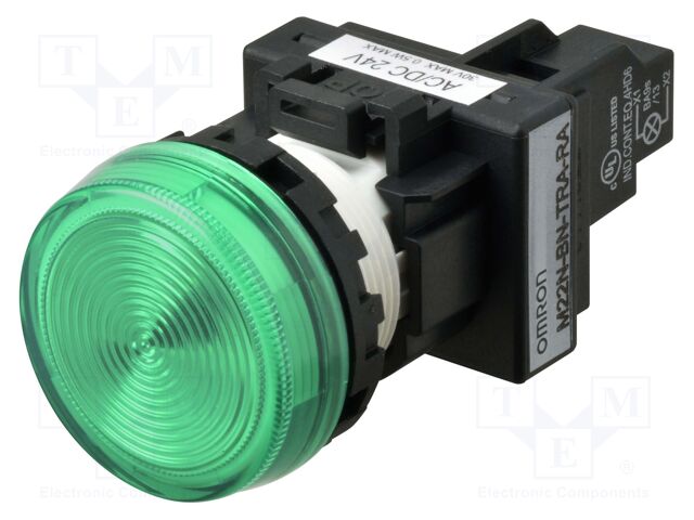 Control lamp; 22mm; M22N; -25÷55°C; Illumin: LED; Ø22.3mm; IP66