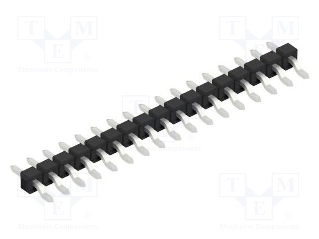 Connector: pin strips; pin header; male; PIN: 17; 2.54mm; SMT; 1x17