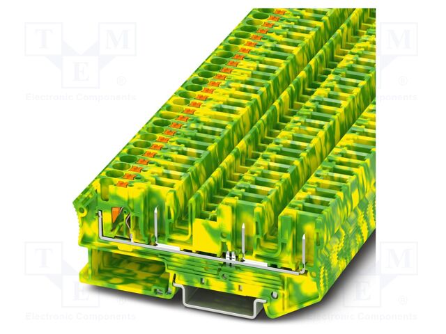 Splice terminal: rail; PA; L: 36.8mm; 0.2÷6mm2; W: 6.2mm; H: 90.7mm