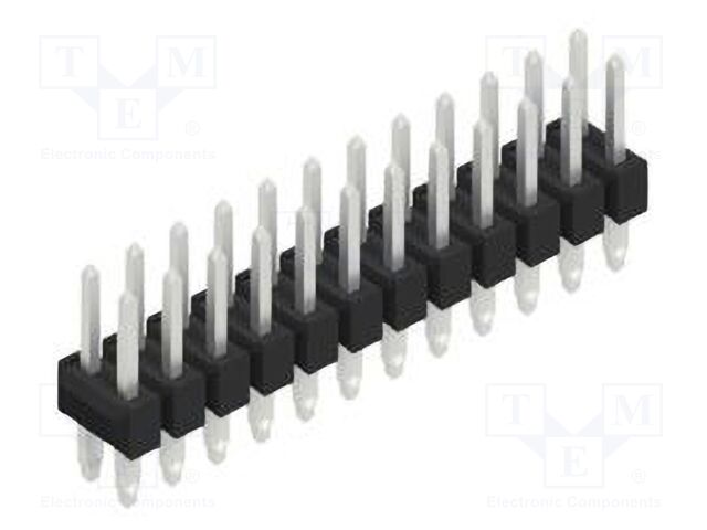 Connector: pin strips; pin header; male; PIN: 24; 2.54mm; THT; 2x12