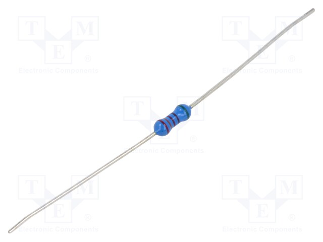 Resistor: metal film; THT; 2.32kΩ; 250mW; ±0.5%; 6.3x2.3mm; axial