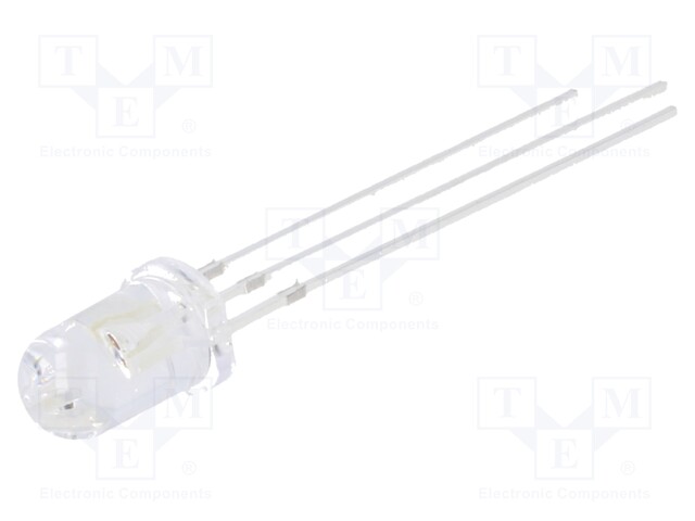 IR transmitter; 5mm; 830-870nm; transparent; 30mW; 30°; THT