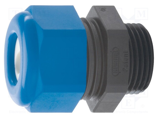 Cable gland; M25; IP68; Mat: polyamide; black-blue; Holes no: 1