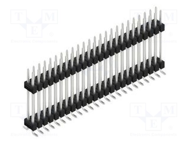 Connector: pin strips; pin header; male; PIN: 48; 2.54mm; SMT; 2x24