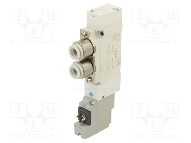 Electromagnetic valve; 5/2 monostable; 8mm; Pressure: 1.5÷7bar