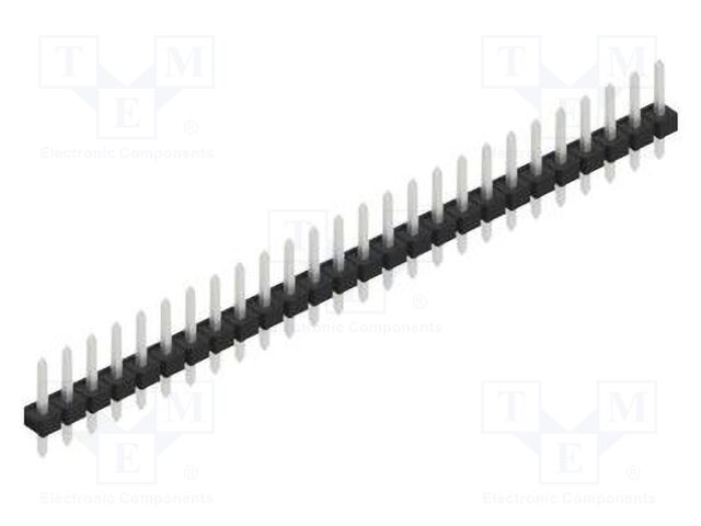 Connector: pin strips; pin header; male; PIN: 26; 2.54mm; THT; 1x26