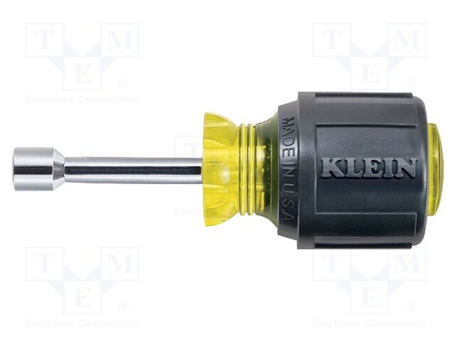 Screwdriver: standard; 6-angles socket; HEX 1/4"