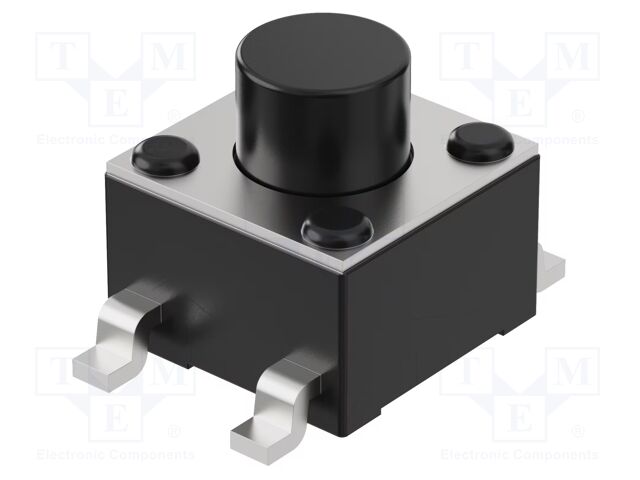 Microswitch TACT; SPST-NO; Pos: 2; 50mA/12VDC; SMT; 2.55N; 4.5mm