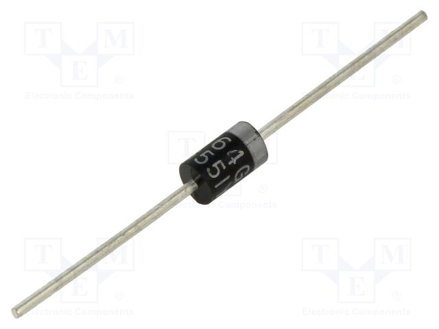 Diode: rectifying; THT; 200V; 6A; DO201AD