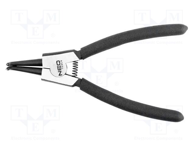 Pliers; for circlip; external; 10÷25mm; Pliers len: 145mm; angular