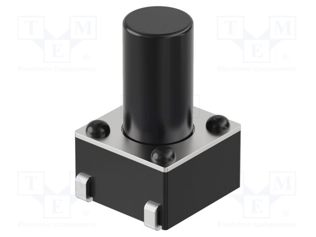 Microswitch TACT; SPST-NO; Pos: 2; 50mA/12VDC; SMT; 1.57N; 6x6mm