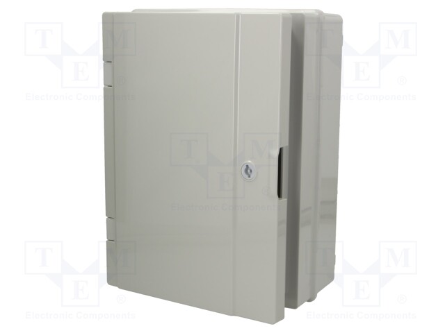 Enclosure: wall mounting; X: 265mm; Y: 355mm; Z: 152mm; ABS; grey
