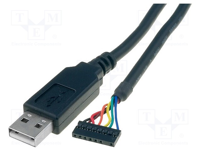 Module: cable integrated; UART,USB; USB A,pin strips; V: lead