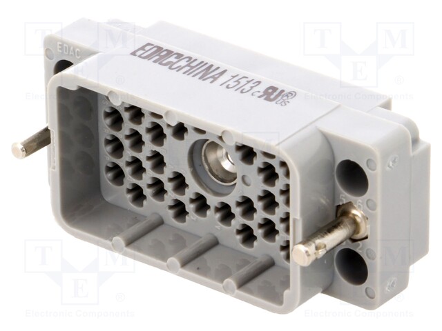 Connector: rectangular; plug; hermaphrodite; Mat: polycarbonate