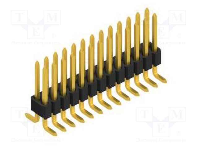 Connector: pin strips; pin header; male; PIN: 26; 1.27mm; SMT; 2x13