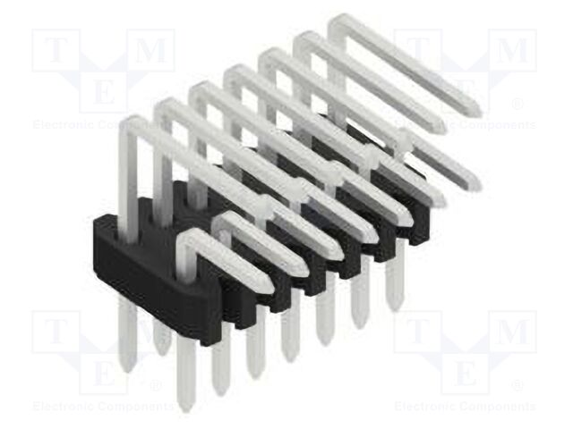 Connector: pin strips; pin header; male; PIN: 14; 1.27mm; THT; 2x7