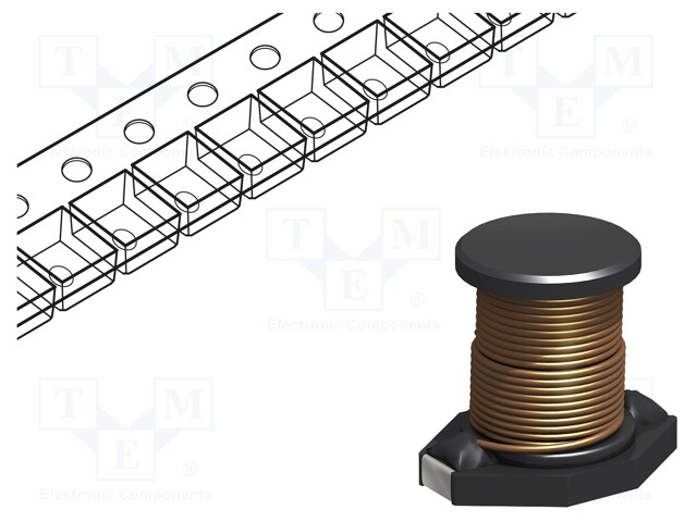 Inductor: ferrite; SMD; 22uH; 4.82A; 50mΩ; 13x9.55x11.5mm; ±20%