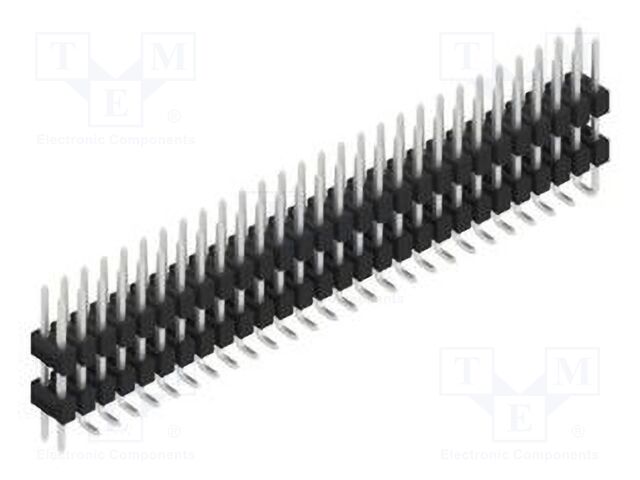 Connector: pin strips; pin header; male; PIN: 56; 2.54mm; SMT; 2x28