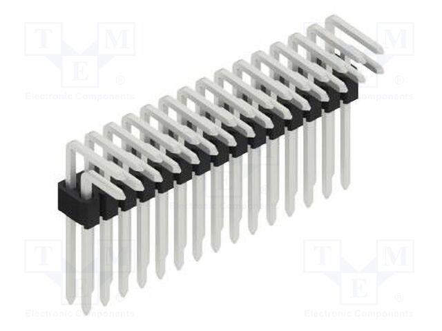 Connector: pin strips; pin header; male; PIN: 30; 1.27mm; THT; 2x15