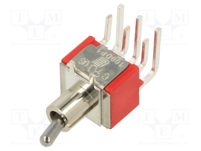 Switch: toggle; Pos: 2; DPDT; ON-ON; 2A/250VAC; 5A/28VDC; -30÷85°C