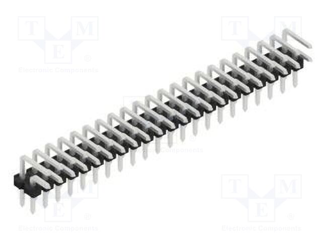 Connector: pin strips; pin header; male; PIN: 44; 2.54mm; THT; 2x22