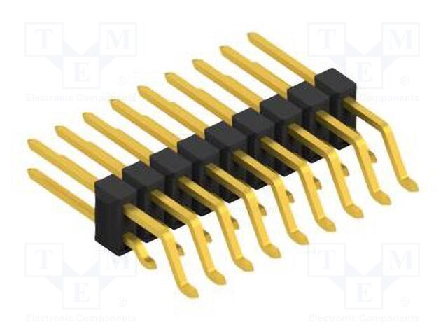 Connector: pin strips; pin header; male; PIN: 18; 2.54mm; SMT; 2x9
