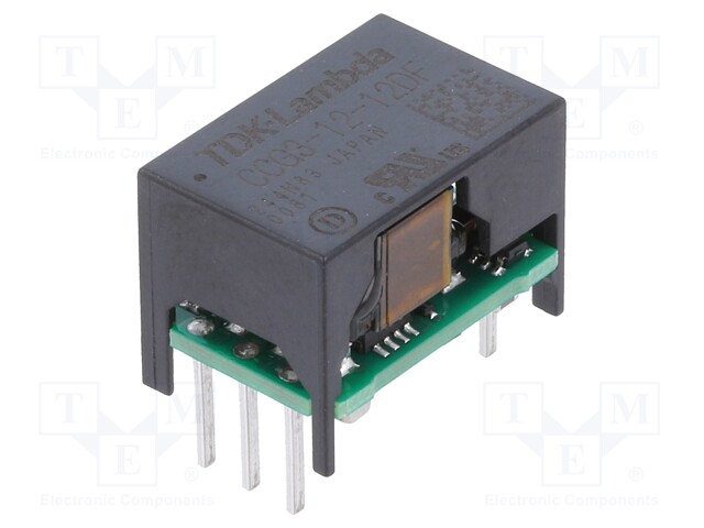 Converter: DC/DC; 3W; Uin: 4.5÷18V; Uout: 12VDC; Uout2: -12VDC; 3g