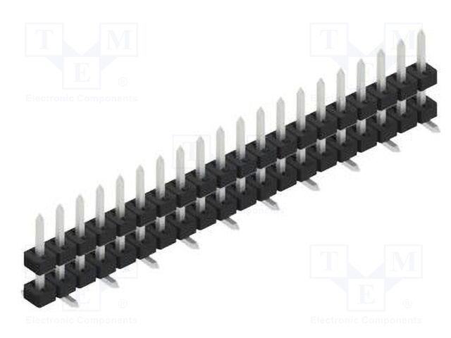 Connector: pin strips; pin header; male; PIN: 20; 2mm; SMT; 1x20
