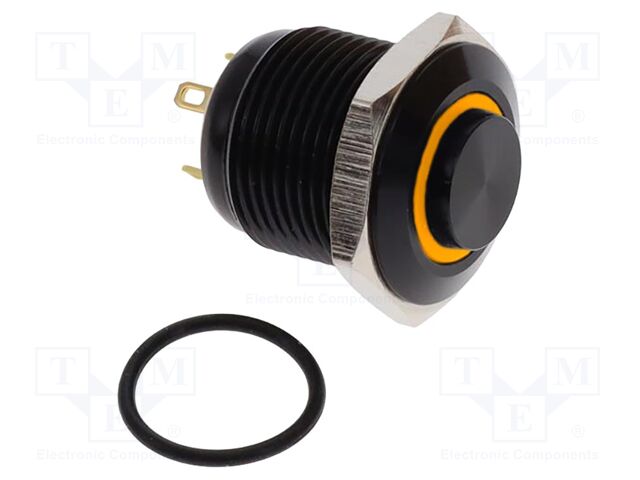 Switch: vandal resistant; Pos: 2; SPST-NO; 2A/48VDC; IP65; OFF-(ON)