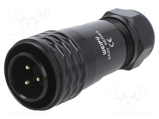 Circular; SA20; IP67; soldering; -40÷85°C