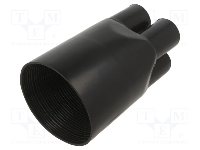Cable breakout; 90/34mm; black; Diam.after shrinking: 35/14mm; AK