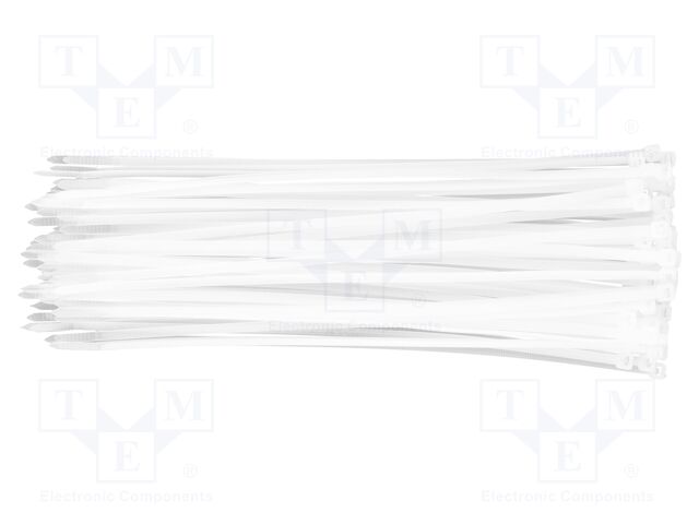 Cable tie; natural; 75pcs; -25÷80°C