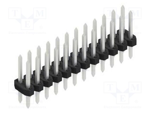 Connector: pin strips; pin header; male; PIN: 24; 2mm; THT; 2x12