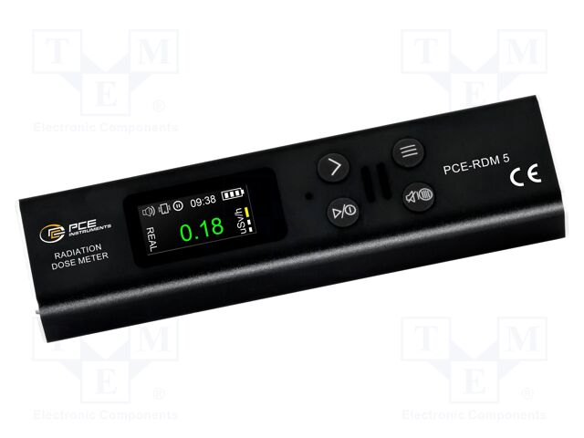 Meter: radation; LCD TFT; 0,08÷9999 uSv/h; 105x27x17mm