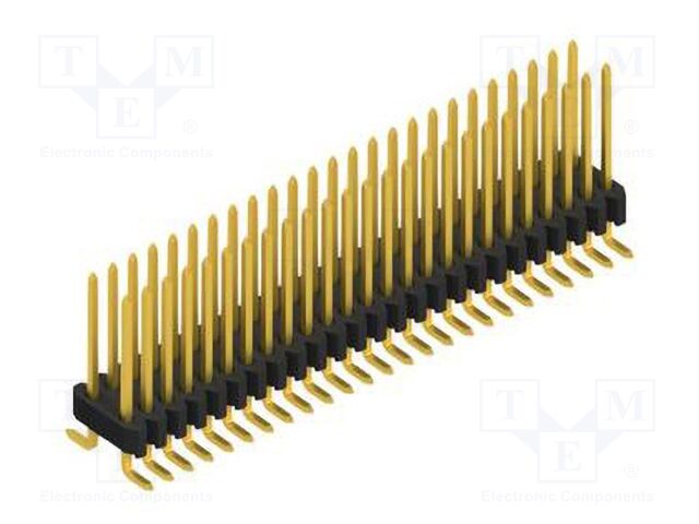 Connector: pin strips; pin header; male; PIN: 50; 1.27mm; SMT; 2x25