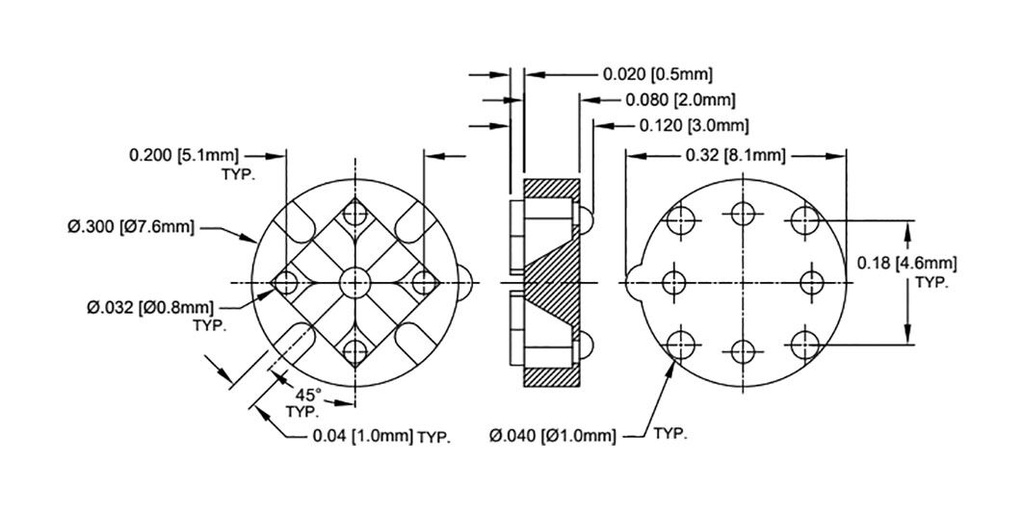 Insulating distance; polyamide 66; 3mm; natural; UL94V-2; TO18