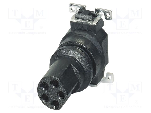 Connector: M8; PIN: 5; 3A; 30V; straight; unshielded; contact insert