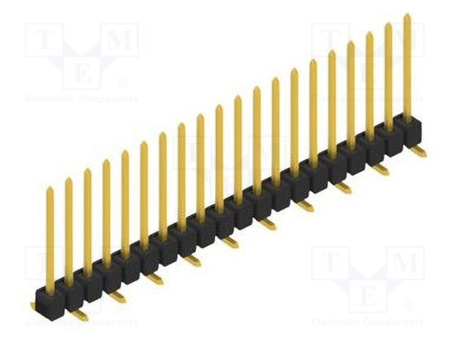 Connector: pin strips; pin header; male; PIN: 20; 2.54mm; SMT; 1x20