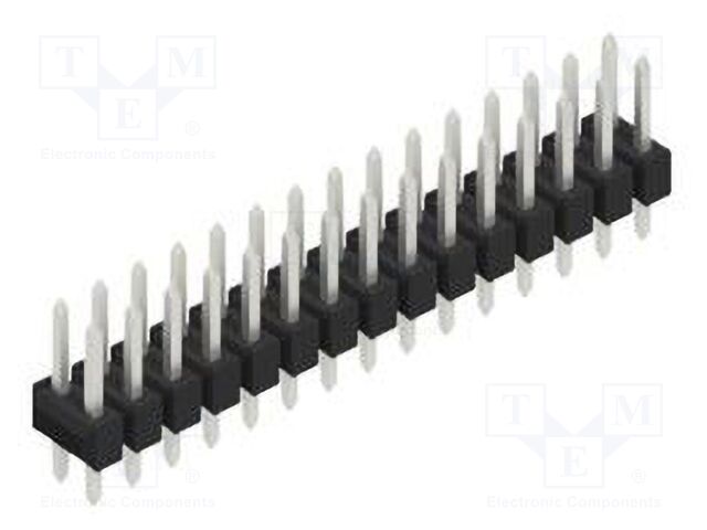 Connector: pin strips; pin header; male; PIN: 30; 2.54mm; THT; 2x15