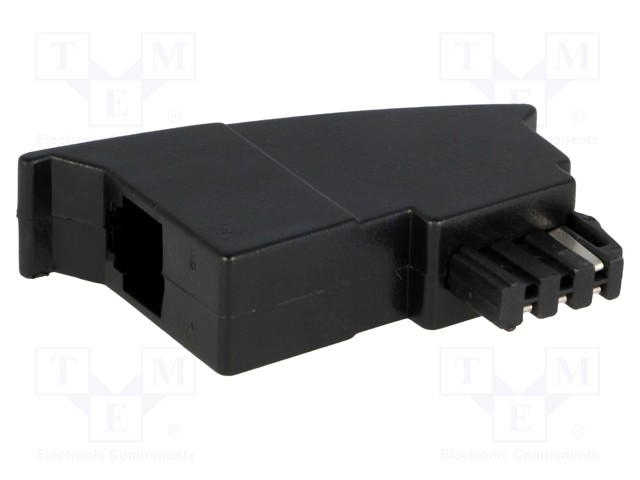 Transition: adapter; RJ11 socket,TAE F plug