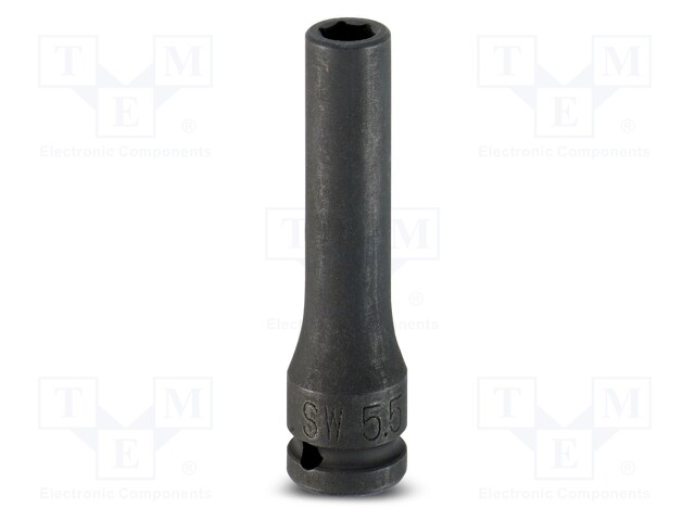 Wrench; hex socket,socket spanner; HEX 5,5mm; 1/4"