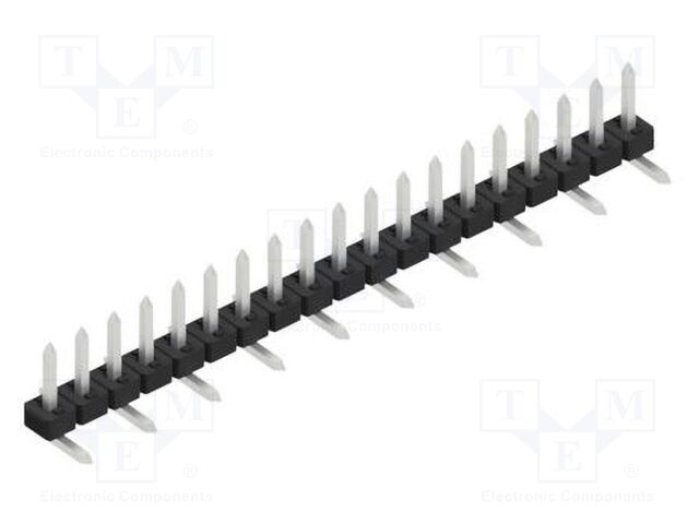 Connector: pin strips; pin header; male; PIN: 19; 2mm; SMT; 1x19